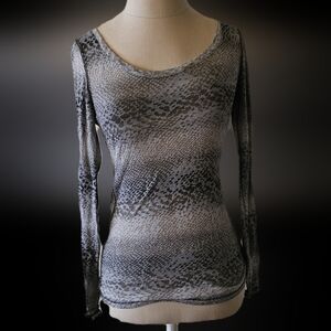 Express Snake Print Long Sleeve